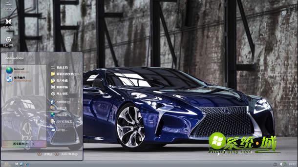 宝石蓝雷克萨斯XP壁纸