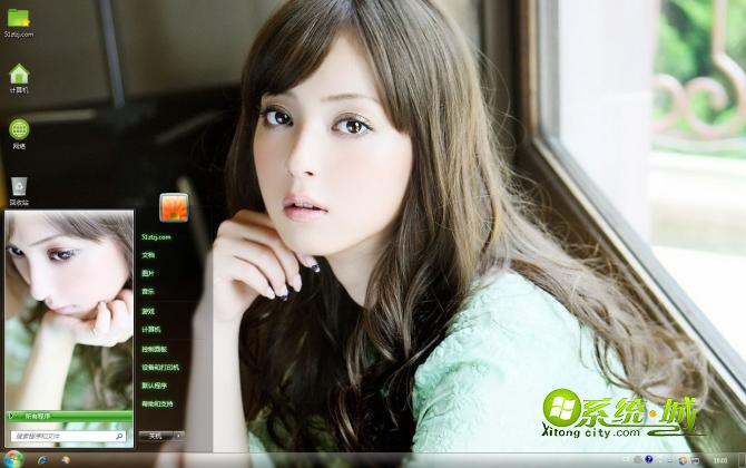 佐佐木希win7主题壁纸