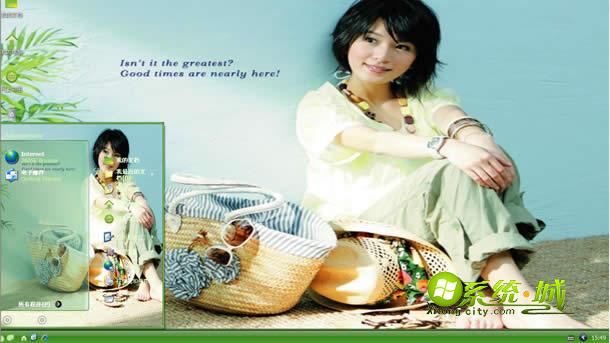 田馥甄xp桌面主题