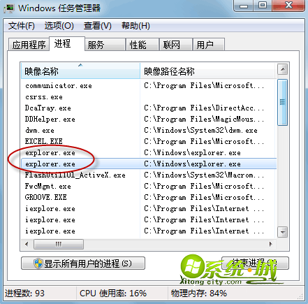 windows任务管理器