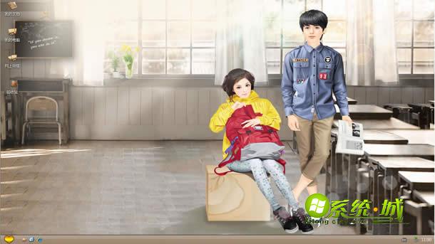 学园时光win8系统主题
