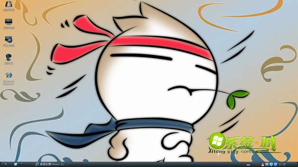 可爱洋葱头xp系统主题