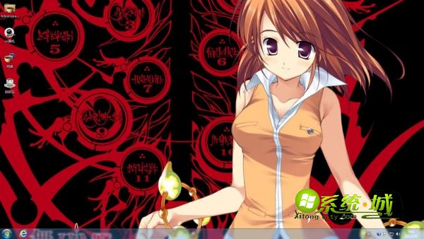 舞hime人物win7电脑主题