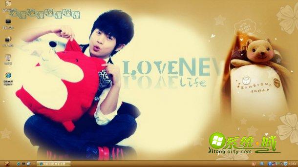 武艺明星电脑主题下载