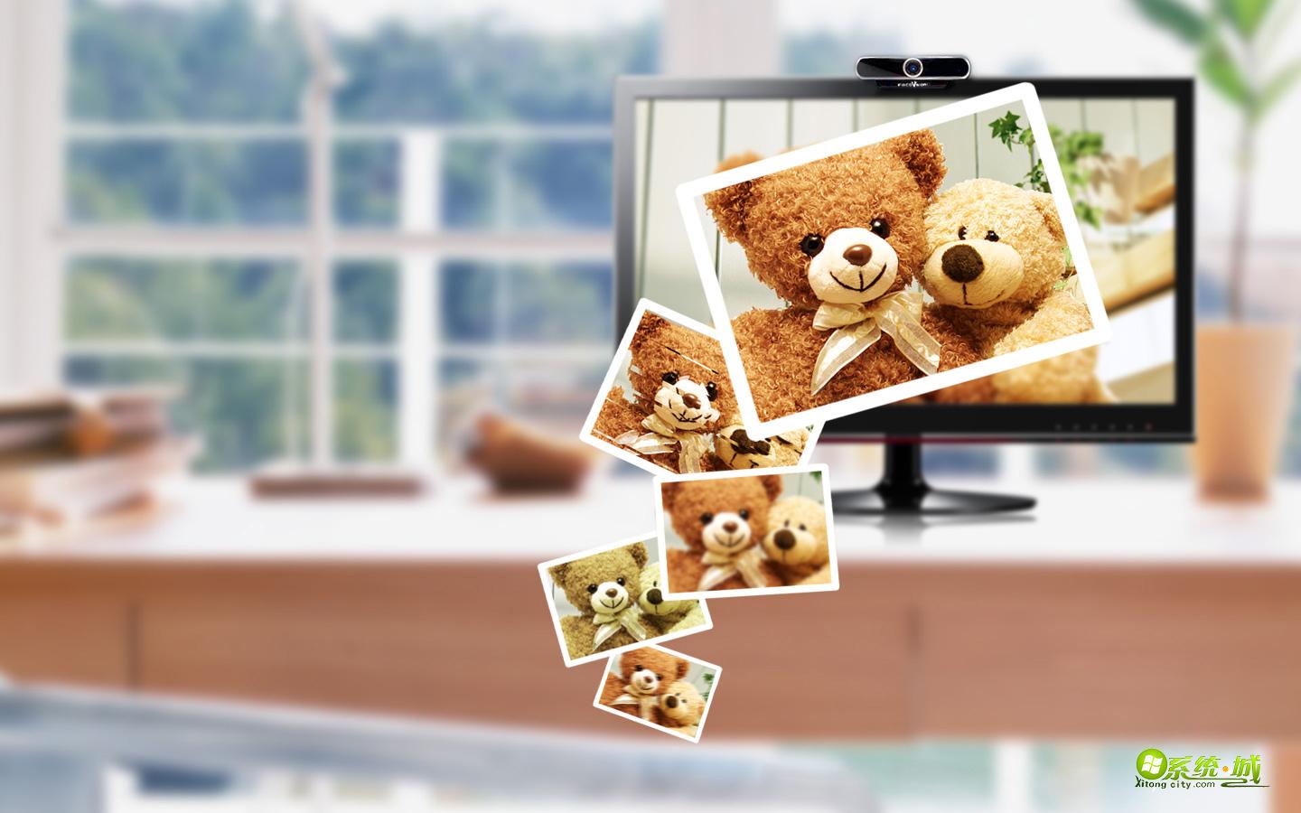 可爱的小熊xp系统主题