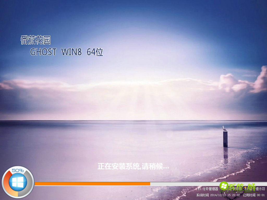 GHOST WIN8 64位专业版安装系统