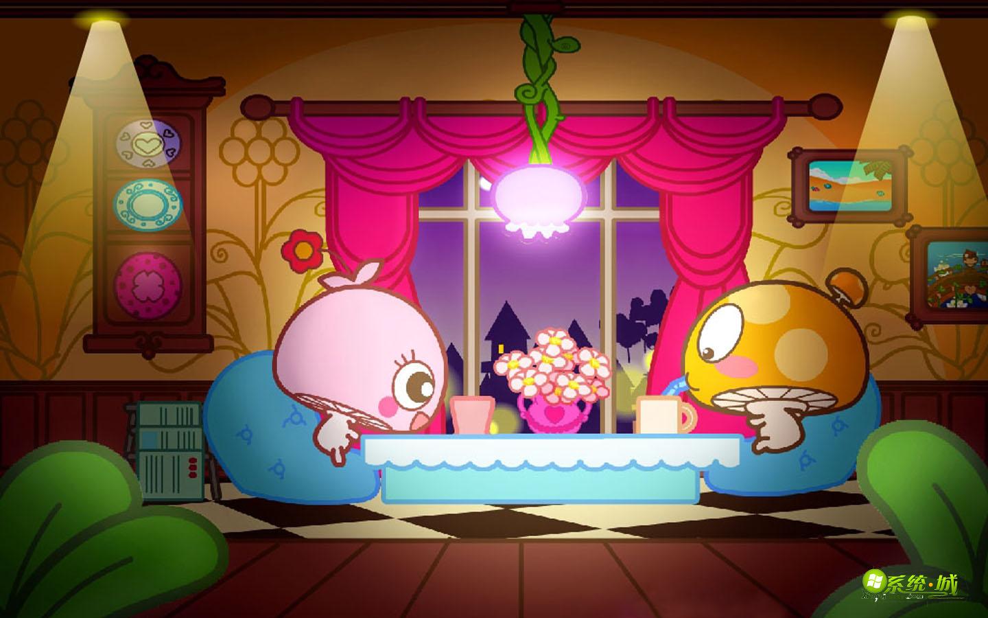 可爱蘑菇xp系统主题