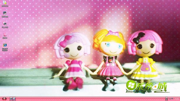 可爱娃娃XP桌面主题下载