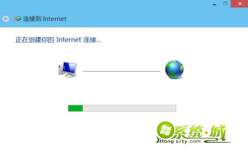 正在创建Internet连接