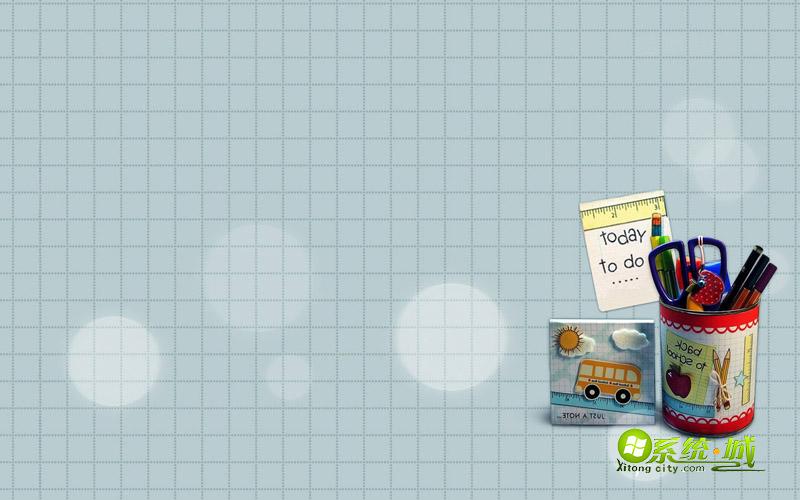 浅格子清新桌面xp主题壁纸