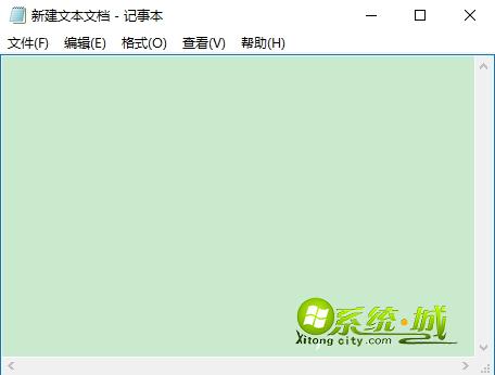 win10窗口背景 绿色